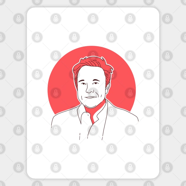 Elon Musk Line Art Sticker by jayaadiprastya